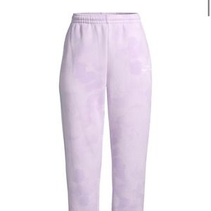 Lazypants Nova Boyfriend Sponge-Print Joggers Purple Tie Dye Women’s Size S